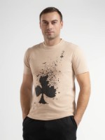 Tricou bărbătesc Bumbacel MT5618_1309A1_XS6 Brown, s.XXL