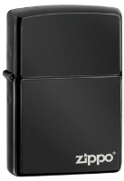 Brichetă Zippo 24756ZL Ebony w/ Zippo Logo-Laser