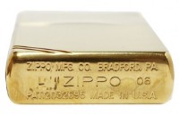 Brichetă Zippo 270 Vintage High Polish Brass w/ Slashes