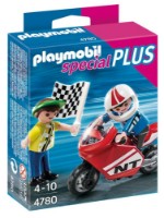 Figura Eroului Playmobil Specials Plus: Boys with Racing Bike (4780)