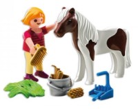 Фигурка героя Playmobil Specials Plus: Girl with Pony (5291)