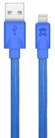 USB Кабель XtremeMac Lightning 1m Blue (XCL-USB-23)