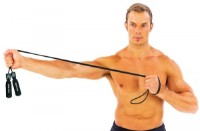 Coarda pentru sărit Iron Gym Nylon Speed Rope