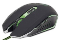 Компьютерная мышь Gembird MUSG-001-G Black/Green
