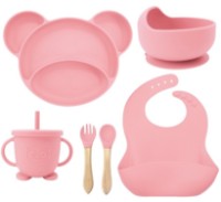 Набор посуды для кормления 4Play AT73 Pink