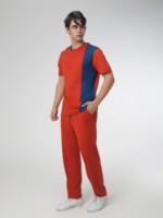 Мужской спортивный костюм Bumbacel MSET8003_1355_M5 Red, s.M