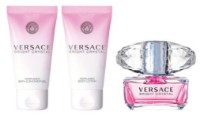 Парфюмерный набор для неё Versace Bright Crystal EDT 50ml + Shower Gel 50ml + Body Lotion 50ml