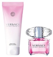 Парфюмерный набор для неё Versace Bright Crystal EDT 90ml + Body Lotion 150ml