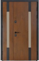 Входная дверь Булат Термо House 706/431 Oak Bronze/White Satin Street 1200mm Left