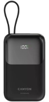 Внешний аккумулятор Canyon OnPower 101 Built-in Cable 10000mAh Black (CNS-CPB101BK)