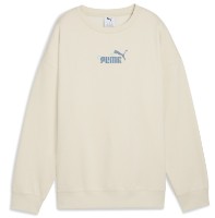 Hanorac damă Puma Ess Nature 2.0 Oversized Crew Fl Alpine Snow, s.XL