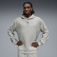 Мужская толстовка Puma M Cloudspun Hoodie Light Gray Heather, s.L фото №2 — интернет-магазин Desire.md