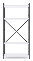 Etajeră Nex Home Loft 1700x800x350mm Anthracite/White Snow (NX-00000181)
