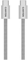 Cablu USB Canyon OnWire 60MG Type-C to Type-C 1m Light Grey (CND-CCMG60AB15LG)