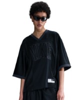 Tricou de dame Nike W Nsw Street Ss Gx Jrsy Top Black/Anthracite, s.XL