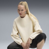Hanorac damă Puma Wardrobe Ess Oversized Crew Alpine Snow, s.L imaginea #2 — magazin online Desire.md