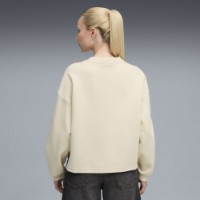 Hanorac damă Puma Wardrobe Ess Oversized Crew Alpine Snow, s.L imaginea #3 — magazin online Desire.md