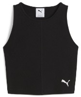 Bustieră Puma Wardrobe Ess Ribbed Crop Puma Black, s.XS