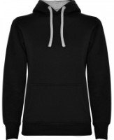 Hanorac damă Roly Urban Woman 1068 Black/Heather Grey, s.L