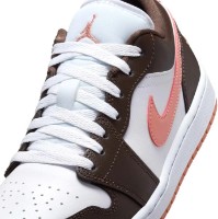 Кеды женские Nike Air Jordan 1 Low White/Baroque Brown/Light Madder Root, s.36.5 фото №8 — интернет-магазин Desire.md