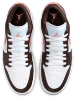 Ghete pentru dame Nike Air Jordan 1 Low White/Baroque Brown/Light Madder Root, s.38.5 imaginea #6 — magazin online Desire.md