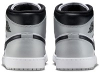Ботинки мужские Nike Air Jordan 1 Mid White/Light Smoke Grey/Black, s.41 фото №5 — интернет-магазин Desire.md