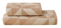 Полотенце Maisonette Trangles 50x100 Beige 118947