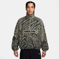 Мужская олимпийка Nike M Air 1/2 Zip Jacket Aop Light Army/Black, s.L