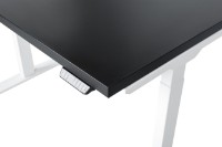 Masa de birou CUSTO FlexiDesk 120x70 Black/White (100.02.0017) imaginea #5 — magazin online Desire.md
