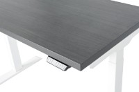 Masa de birou CUSTO FlexiDesk 120x70 Dark Grey/White (100.02.0001) imaginea #3 — magazin online Desire.md