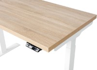 Masa de birou CUSTO FlexiDesk 120x70 Oak Sonoma/White (100.02.0005) imaginea #3 — magazin online Desire.md
