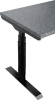 Masa de birou CUSTO FlexiDesk Plus 120x70 Dark Grey Marble/Black (100.02.0117) imaginea #4 — magazin online Desire.md