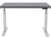 Masa de birou CUSTO FlexiDesk Plus 120x70 Dark Grey/Light Grey (100.02.0121) imaginea #1 — magazin online Desire.md
