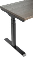 Masa de birou CUSTO FlexiDesk Plus 120x70 Light Brown/Black (100.02.0105) imaginea #3 — magazin online Desire.md