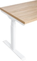 Masa de birou CUSTO FlexiDesk Plus 120x70 Oak Sonoma/White (100.02.0077) imaginea #3 — magazin online Desire.md