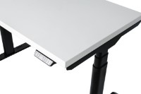 Masa de birou CUSTO FlexiDesk Plus 120x70 White/Black (100.02.0109) imaginea #2 — magazin online Desire.md