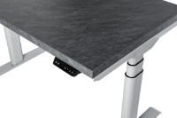 Masa de birou CUSTO FlexiDesk Plus 180x70 Dark Grey Marble/Light Grey (100.02.0144) imaginea #2 — magazin online Desire.md