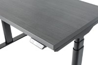 Masa de birou CUSTO FlexiDesk Plus 180x70 Dark Grey/Black (100.02.0100) imaginea #2 — magazin online Desire.md