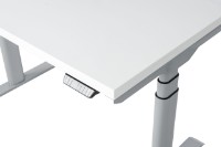 Masa de birou CUSTO FlexiDesk Plus 180x70 White/Light Grey (100.02.0136) imaginea #2 — magazin online Desire.md