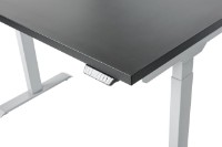 Masa de birou CUSTO FlexiDesk 180x70 Black/Light Grey (100.02.0068) imaginea #4 — magazin online Desire.md