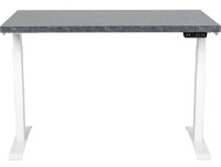 Masa de birou CUSTO FlexiDesk 180x70 Dark Grey Marble/White (100.02.0024)