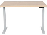 Masa de birou CUSTO FlexiDesk 140x70 Oak Sonoma/Light Grey (100.02.0054)