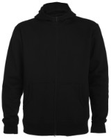 Мужская толстовка Roly Montblanc 6421 Black, s.XL