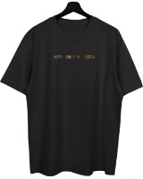 Tricou bărbătesc Soling Sueta Black, s.S (Print-11116)