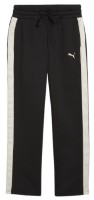 Pantaloni spotivi pentru copii Puma Ess Tape Relaxed Fl G Puma Black, s.140 (68849201)