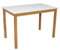 Masă pentru bucătărie Evelin Gloria White/Bella Beech