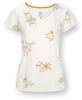 Tricou de dame Pip Studio Tilly Blossom Chique White, s.S (51.512.716)