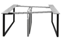 Обеденный стол Deco Folk 47.5/102/155/210x85x75 Beton/Black (F1FK2147H75) фото №8 — интернет-магазин Desire.md