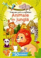 Carte de colorat pentru copii Combinatul Poligrafic Animale din Jungla