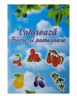 Carte de colorat pentru copii Combinatul Poligrafic Fructe și pomușoare